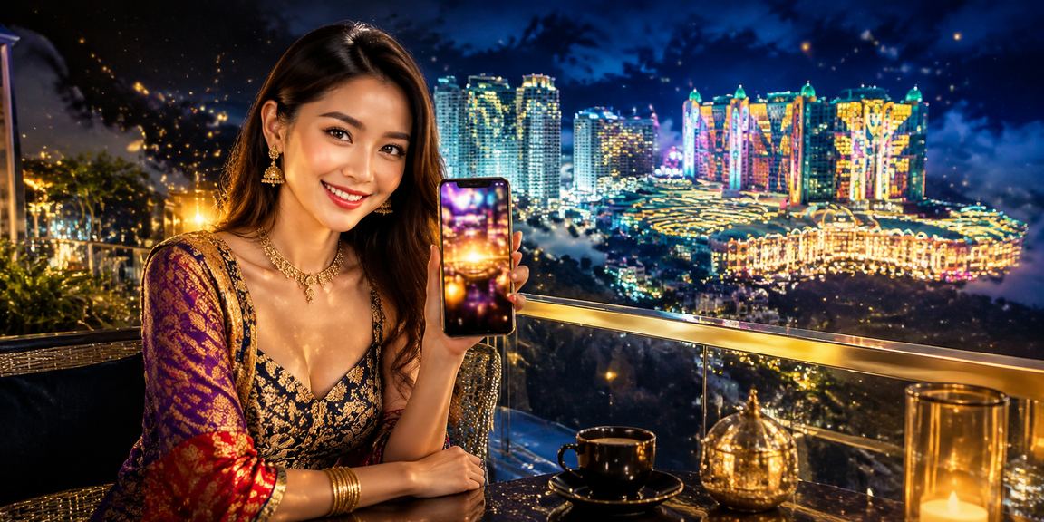 Antara muka kasino mudah alih Genting Highlands dengan pelbagai slot video dan permainan bola sepak